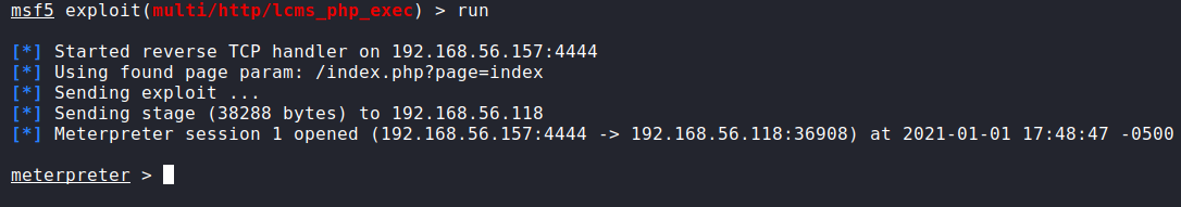 msfconsole