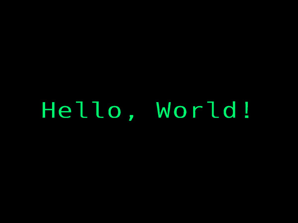 Hello World